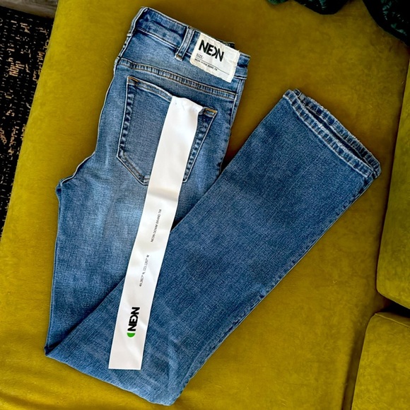 Neon Denim Brand N. D. B. Henley Straight Jeans 27 sold at Free People 5 - Picture 6 of 9